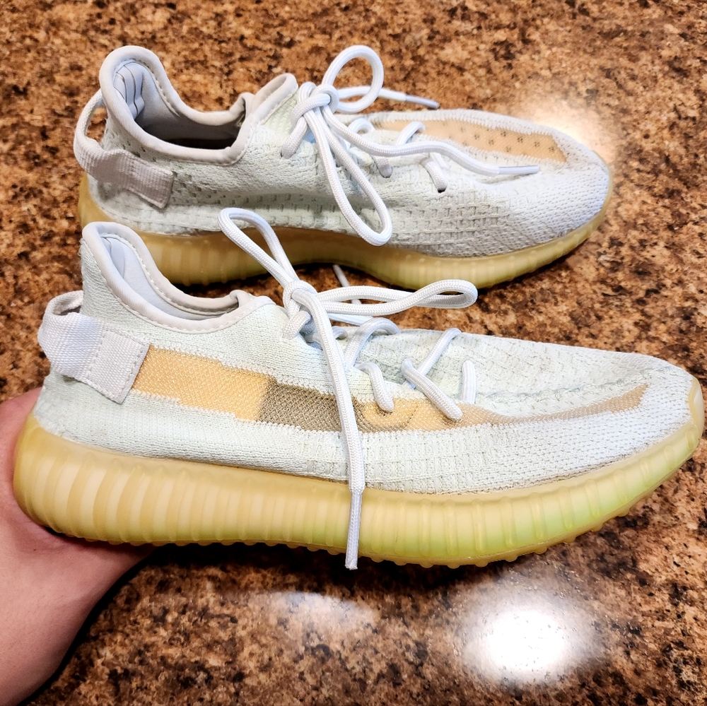 ADIDAS Yeezy Boost GUC - White/Cream/Gray - Size 7